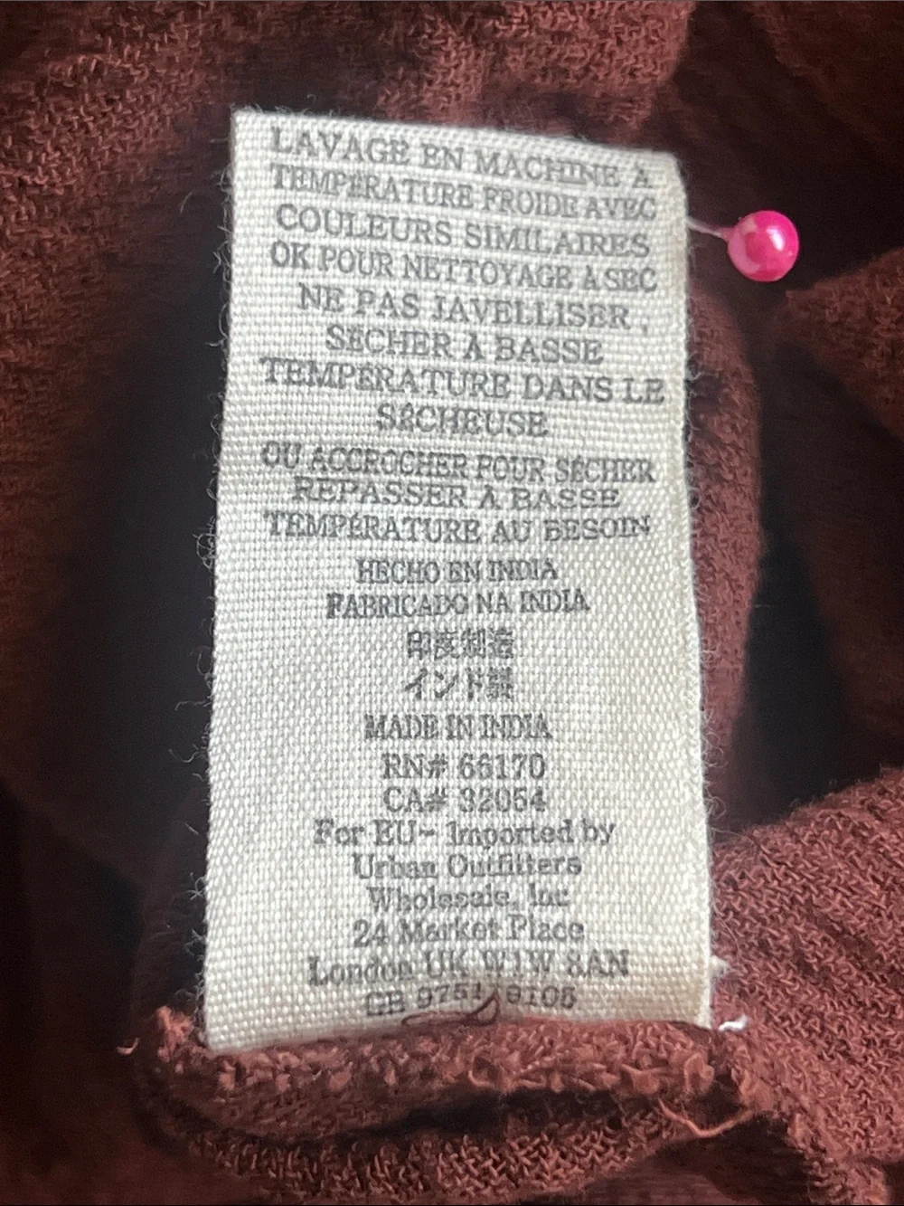 Free People x Jens Pirate Booty Fleetwood Gauzy Tunic Large Brown